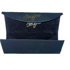 Maui Jim Hard Eyeglasses Case Excellent Condition Black Triangle Folding Case